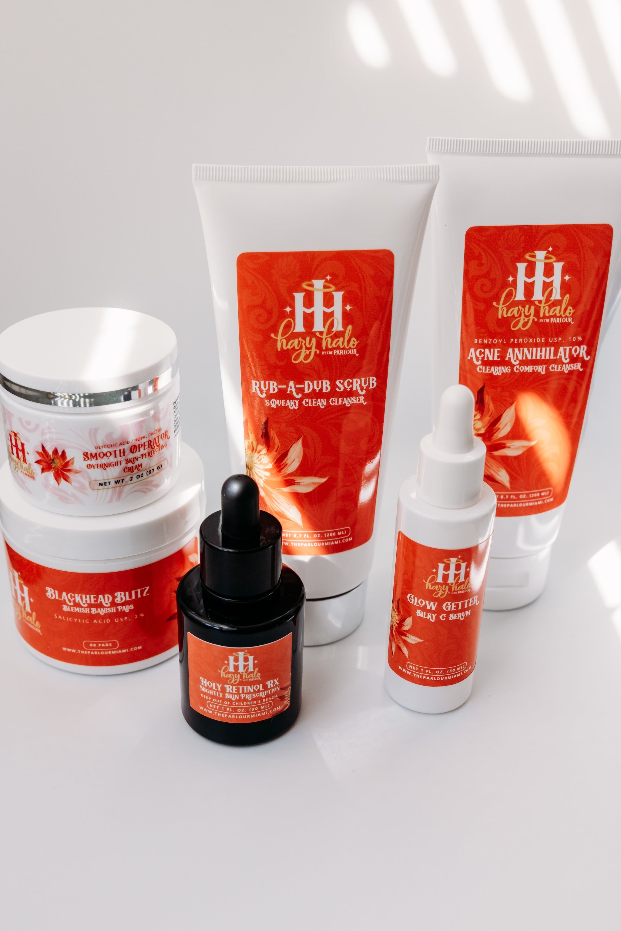 Professional strength skincare with retinol, vitamin C and acne treatments.