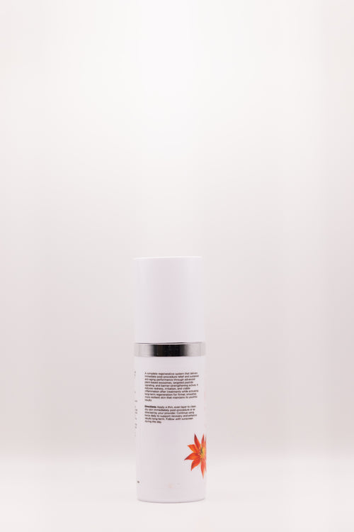 Back label of Barrier Boost Exosome Renewal Serum by The Parlour featuring directions for use for barrier repair, hydration, and post-treatment skin recovery