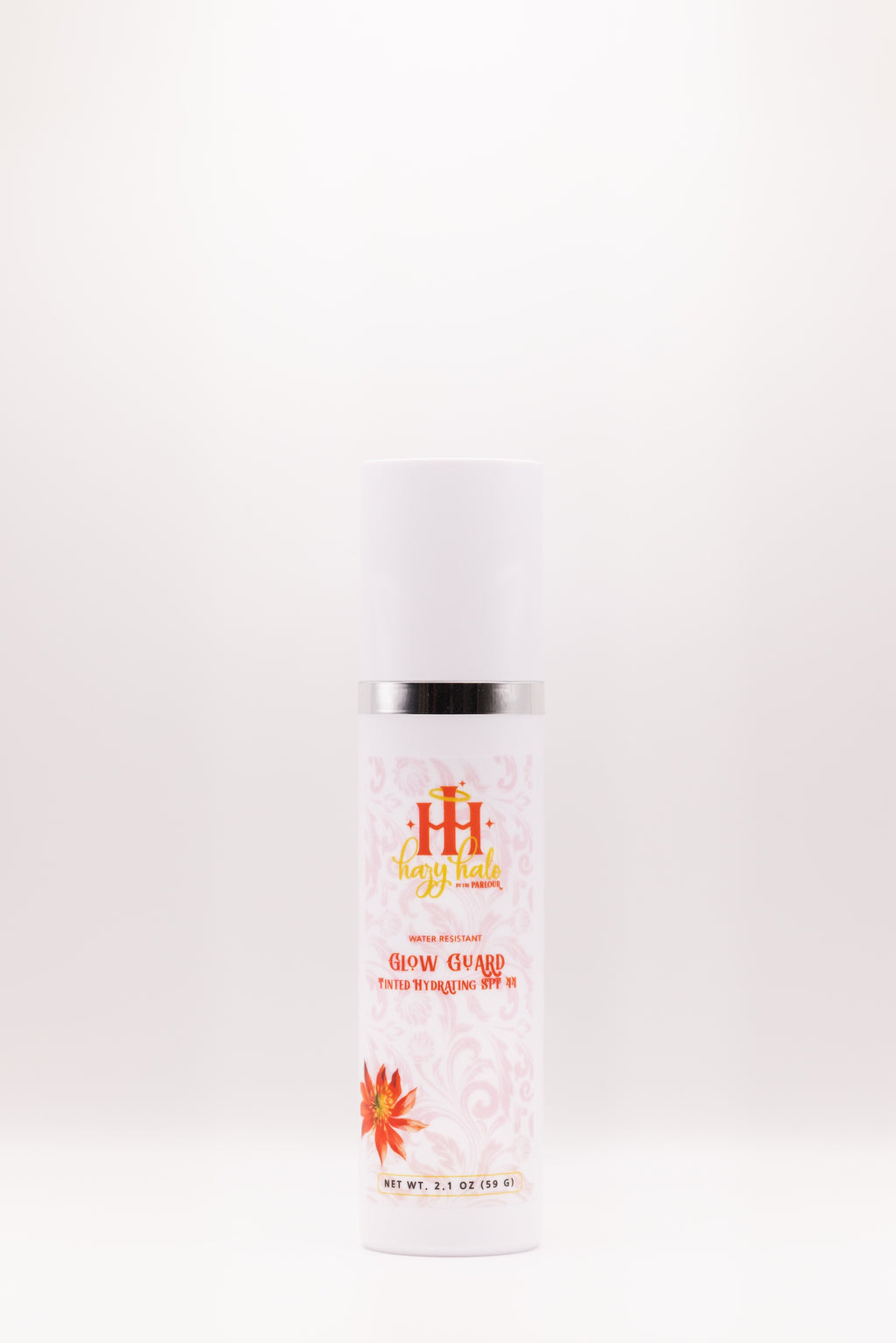 Glow Guard Tinted Hydrating SPF 44 by The Parlour featuring mineral sun protection with zinc oxide, lightweight hydration, and a radiant tinted finish for daily wear