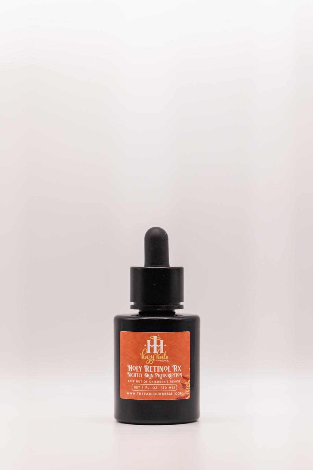 Holy Retinol Rx Nightly Skin Prescription by The Parlour featuring all-trans retinol and bakuchiol for improving fine lines, uneven texture, pores, and skin tone