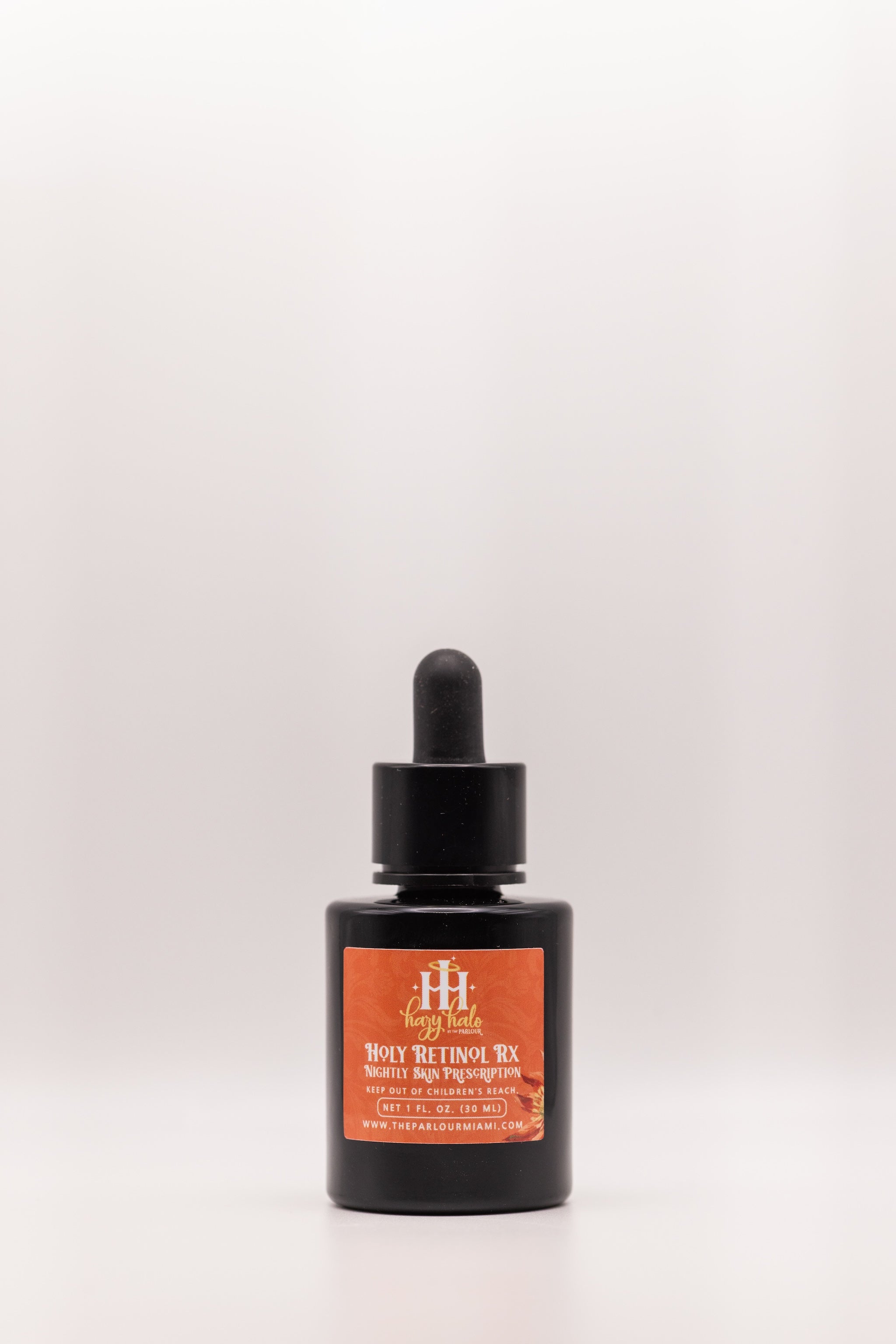 Holy Retinol Rx Nightly Skin Prescription by The Parlour featuring all-trans retinol and bakuchiol for improving fine lines, uneven texture, pores, and skin tone