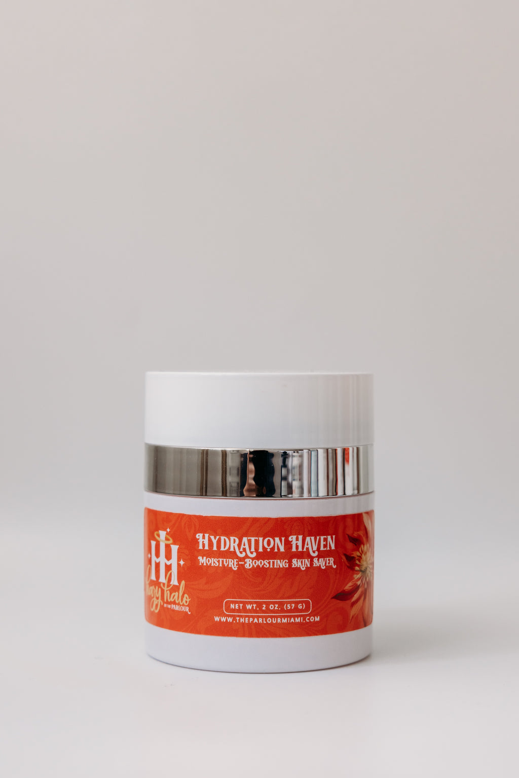 Front view of Hydration Haven moisturizer by The Parlour Miami, designed to deeply hydrate dehydrated and dry skin.