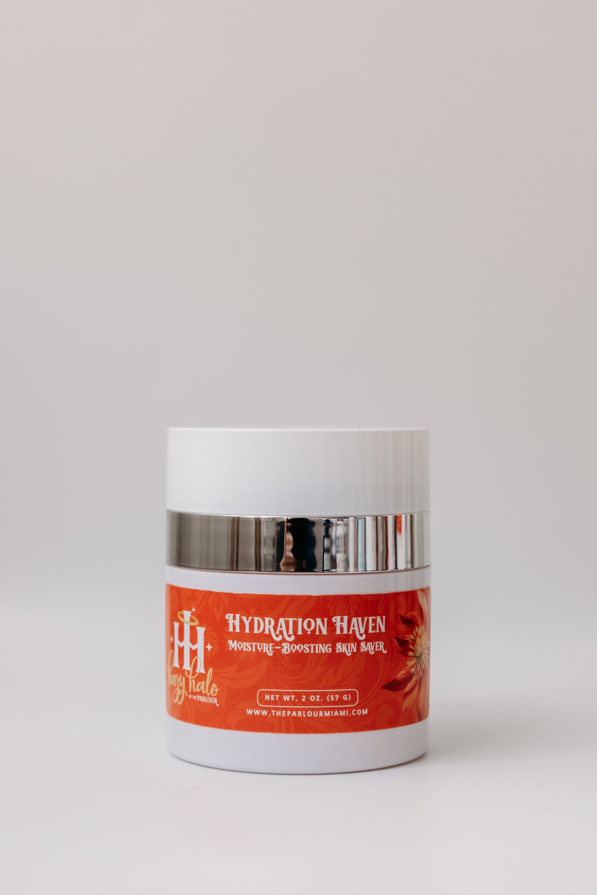 Front view of Hydration Haven moisturizer by The Parlour Miami, designed to deeply hydrate dehydrated and dry skin.