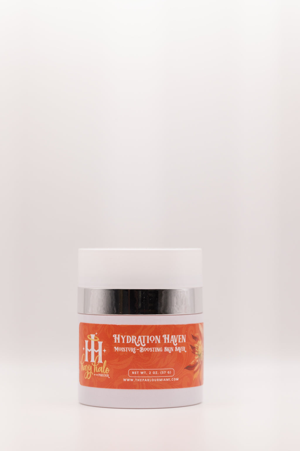Front view of Hydration Haven moisturizer by The Parlour Miami, designed to deeply hydrate dehydrated and dry skin