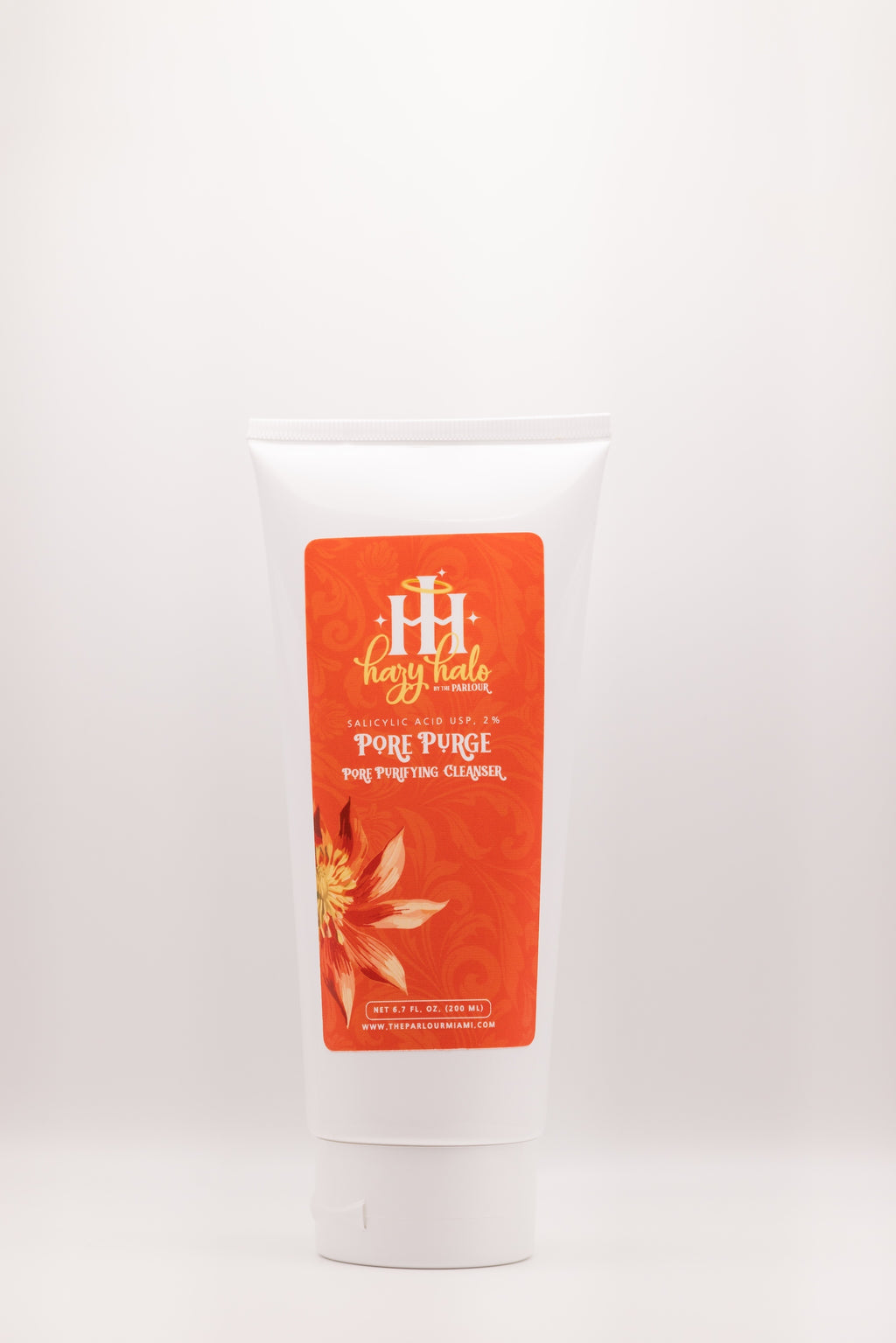 Pore Purge pore purifying cleanser by The Parlour with glycolic acid and salicylic acid for unclogging pores, reducing blackheads, and controlling oily breakout-prone skin