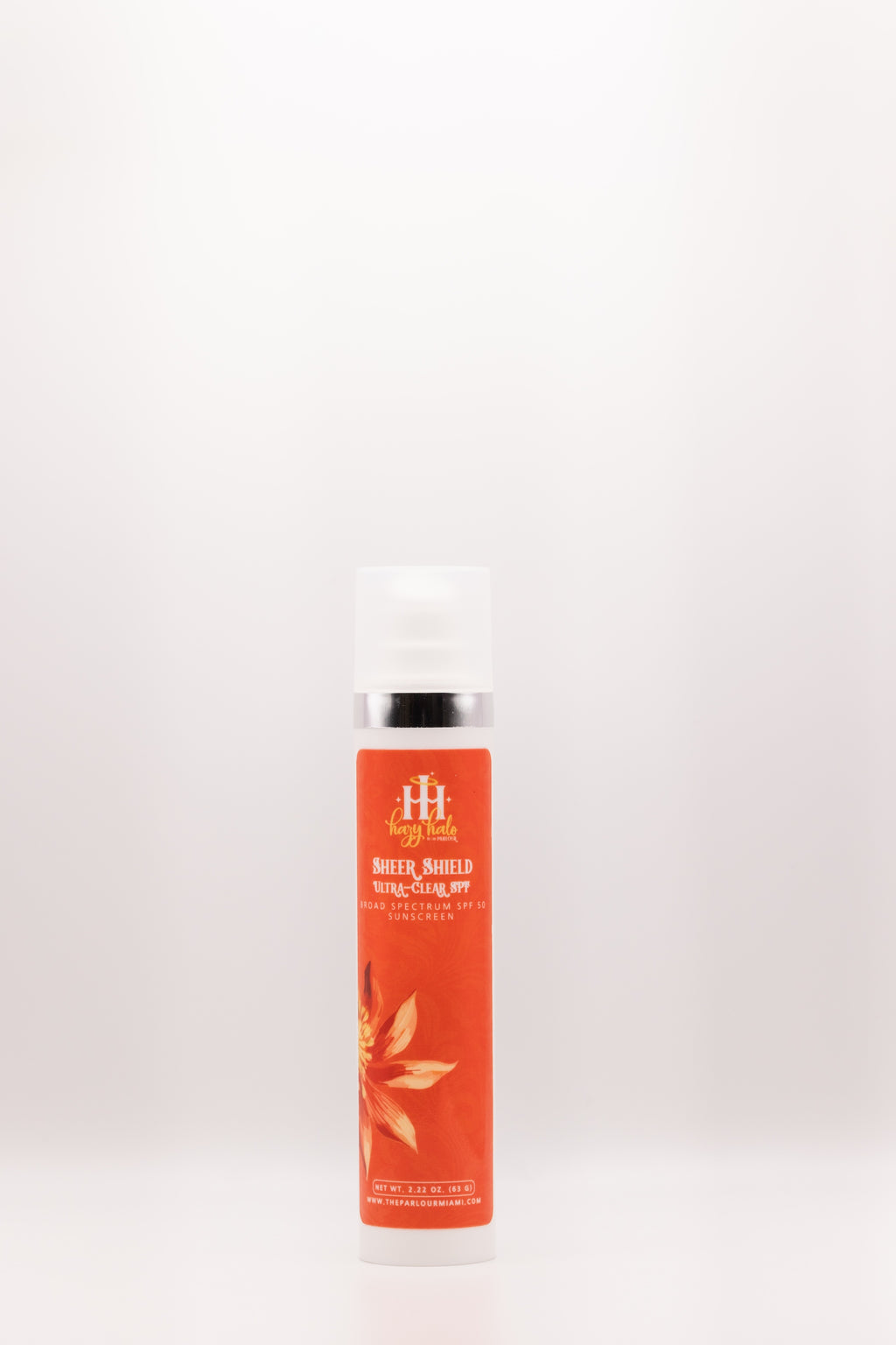 Sheer Shield Ultra-Clear SPF 50 by The Parlour featuring lightweight mineral sun protection for sensitive, oily, and acne-prone skin with a breathable natural finish