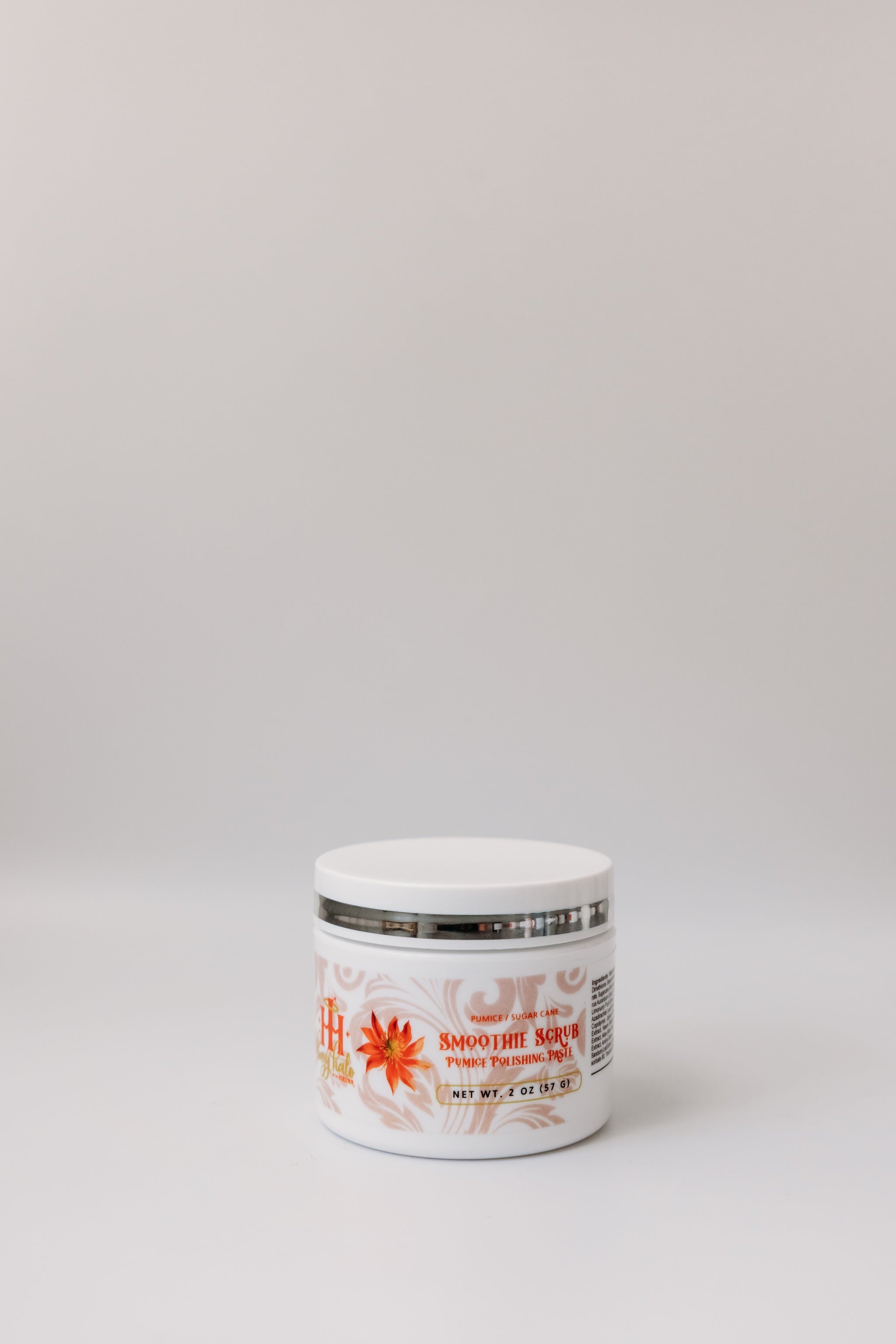 Front view of Smoothie Scrub exfoliating cleanser by The Parlour Miami for hydrating, brightening, and smoothing dull skin texture.
